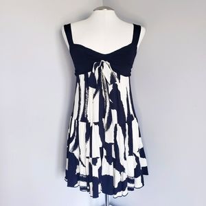 FRESHINE Black and White Summer Dress